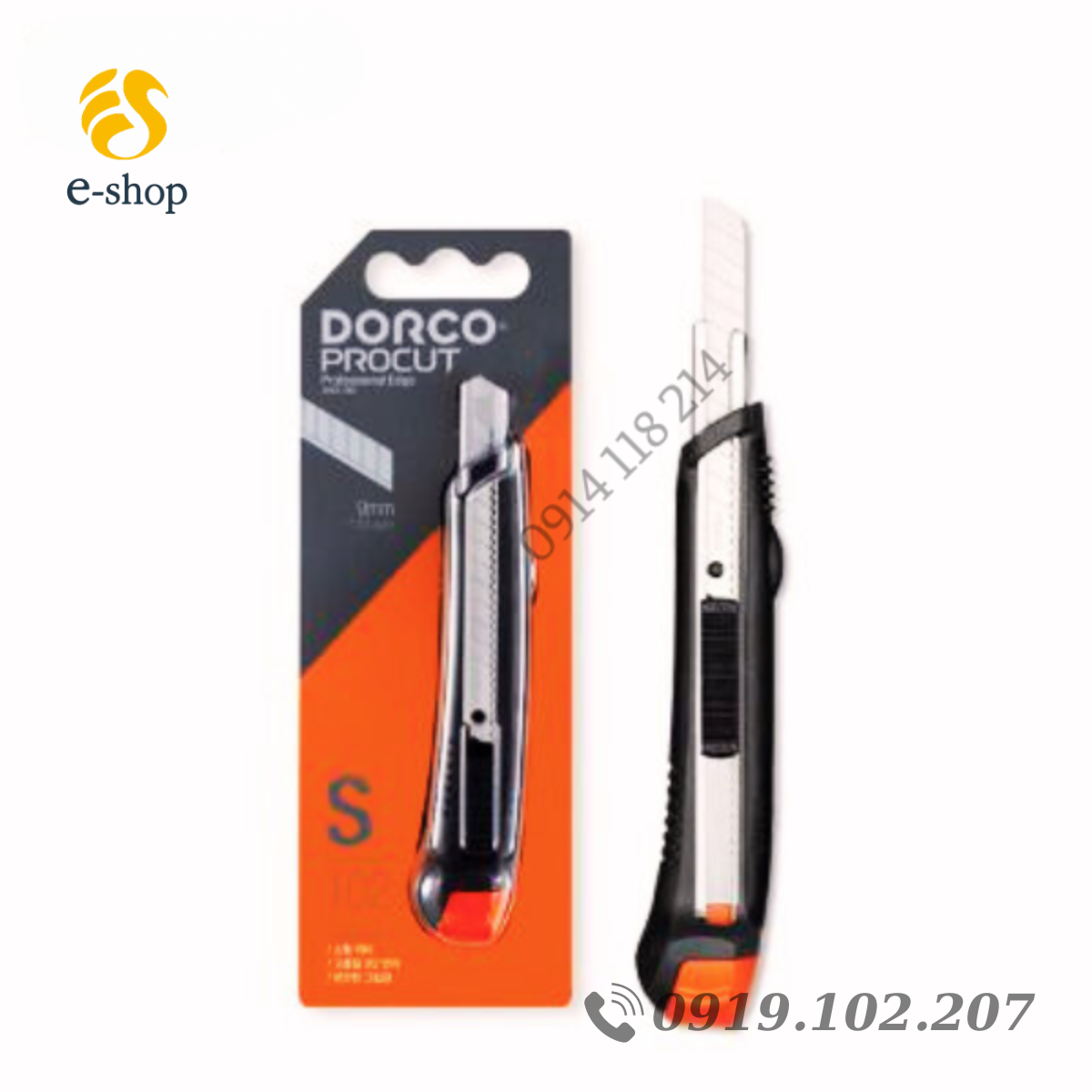 Dao Rọc Giấy 9Mm Dorco S102 - 상품명캇타칼S102 Dao Rọc Giấy 9Mm Dorco S102 - 상품명캇타칼S102