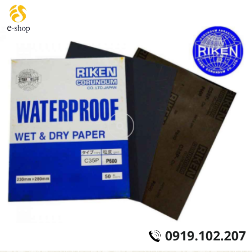 GIẤY NHÁM RIKEN CORUNDUM C35P GIẤY NHÁM RIKEN CORUNDUM C35P