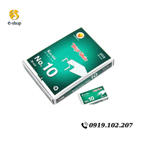 Ghim bấm số 10 Việt Đức (cho kim bấm size 10) Ghim bấm số 10 Việt Đức (cho kim bấm size 10)
