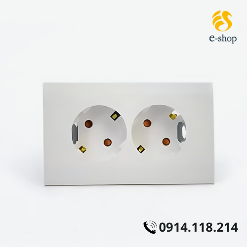 Ổ Cắm Điện Âm Tường Dosel Hàn Quốc 2 Lỗ Ổ Cắm Điện Âm Tường Dosel Hàn Quốc 2 Lỗ