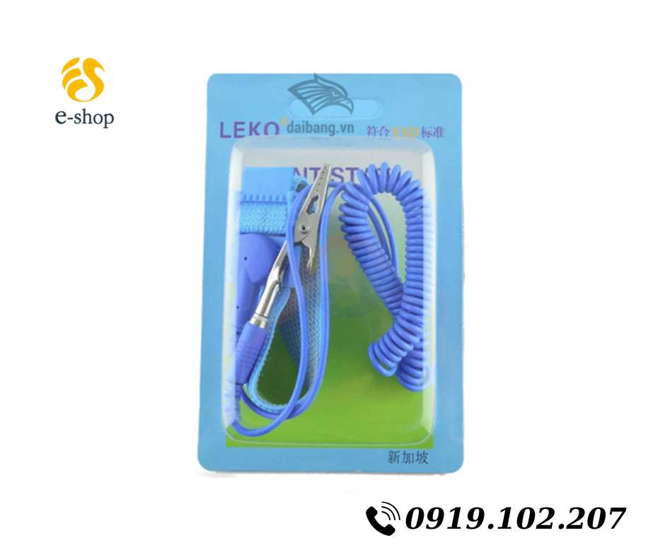 Vòng đeo tay chống tĩnh điện Leko Vòng đeo tay chống tĩnh điện Leko