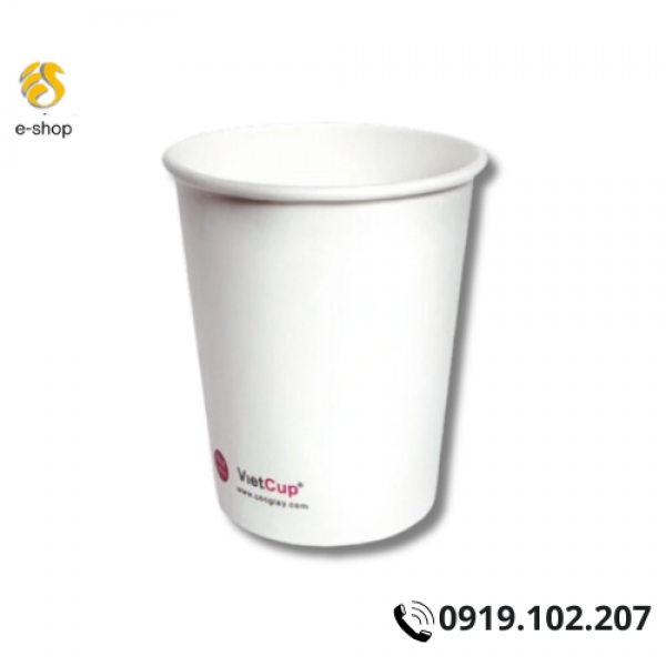 CỐC GIẤY DÙNG MỘT LẦN 8OZ 2PE DUNG TÍCH 240ML