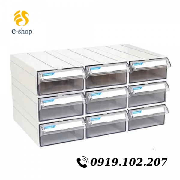 Hộp Đựng Đồ Mini 9 Ngăn Lắp Ghép Nhập Khẩu Hàn Quốc | Mã J-109