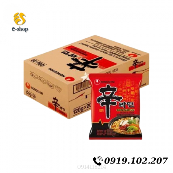 MÌ CAY NONGSHIM SHIN RAMYUN 40 GÓI/THÙNG