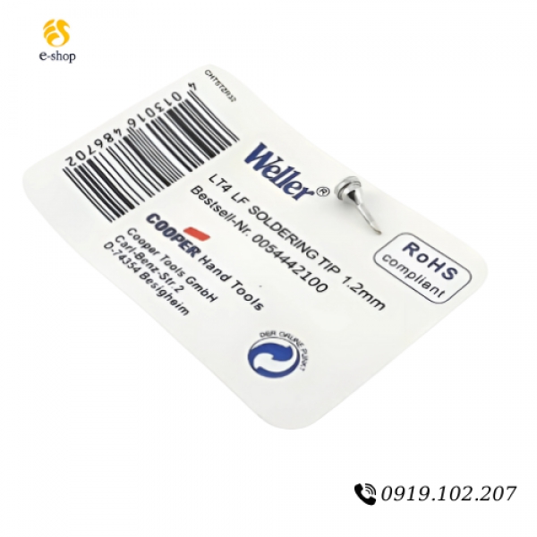 MŨI HÀN WELLER WSP80 LT4 1.2mm