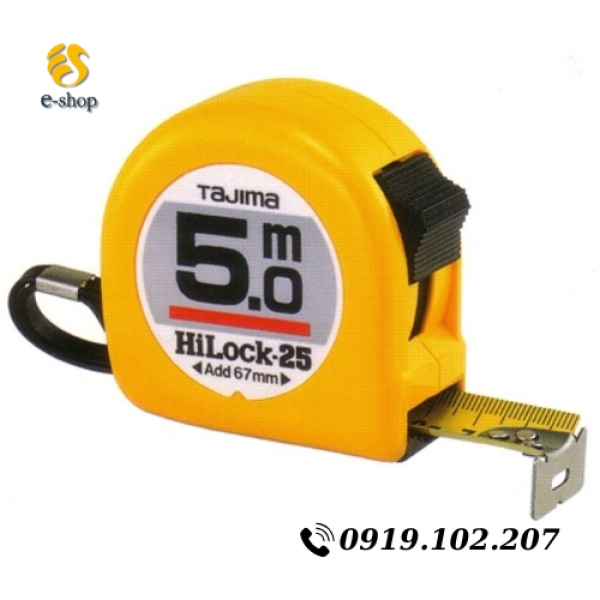 Thước dây Tajima Hi-Lock, 5m