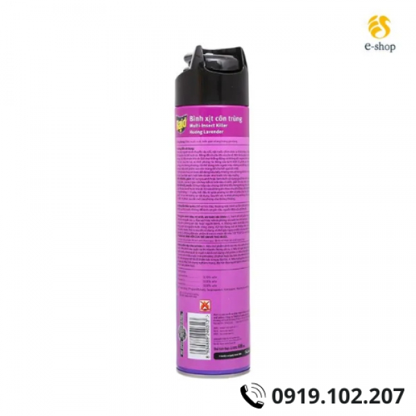 BÌNH XỊT CÔN TRÙNG RAID 60ML, 12 CHAI/THÙNG