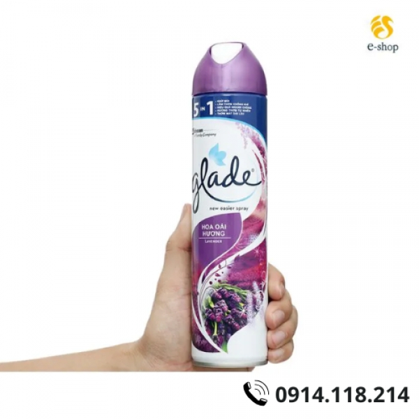 BÌNH XỊT PHÒNG GLADE HƯƠNG LAVENDER 280ML/CHAI