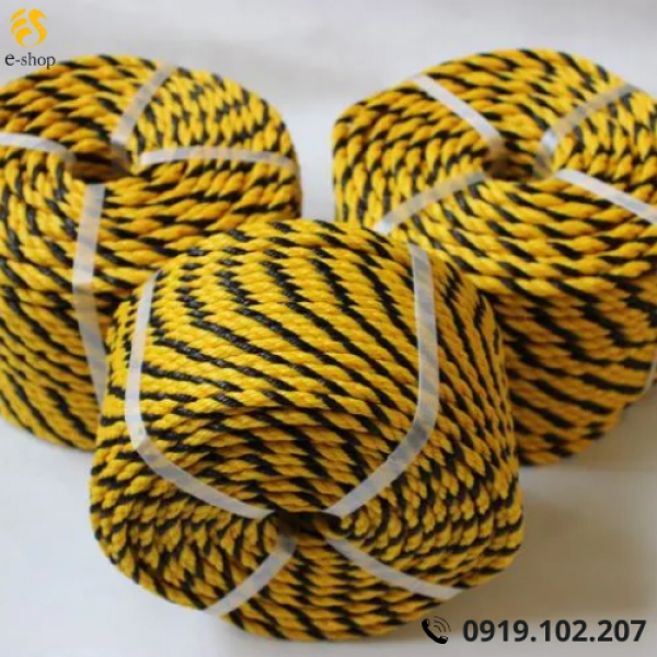 Dây thừng vàng đen Hàn Quốc 8mm