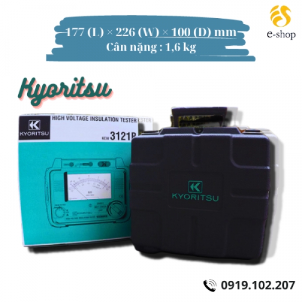 ĐỒNG HỒ ĐO ĐIỆN TRỞ CÁCH ĐIỆN KYORITSU 3121B