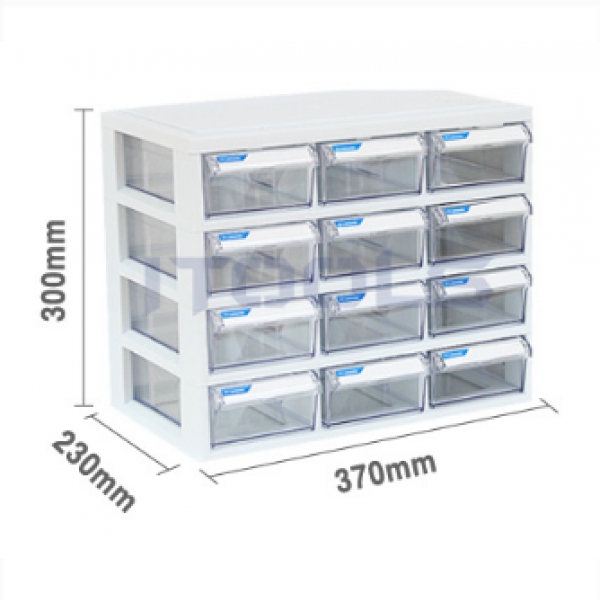 Hộp Đựng Đồ Mini 12 Ngăn Cố Định Nhập Khẩu Hàn Quốc | Mã J-012