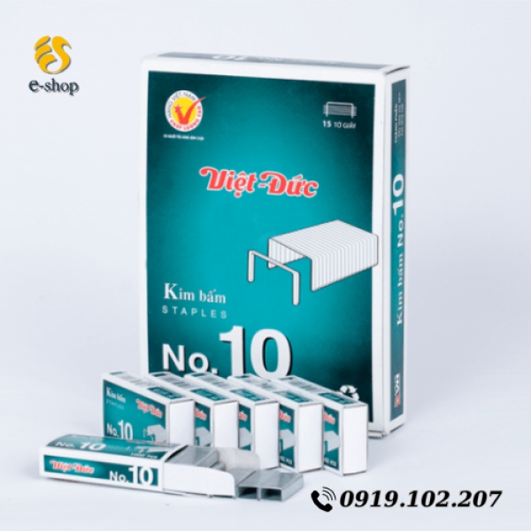 Ghim bấm số 10 Việt Đức (cho kim bấm size 10)