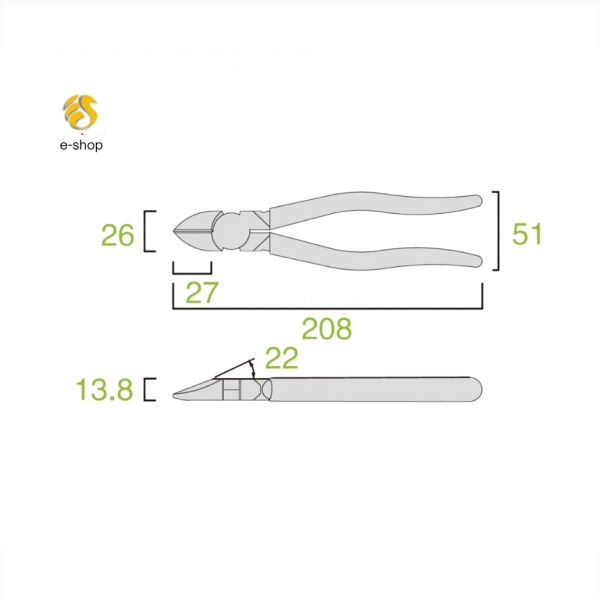 Kìm Cắt Fujiya No.770 Nhật Bản 200Mm