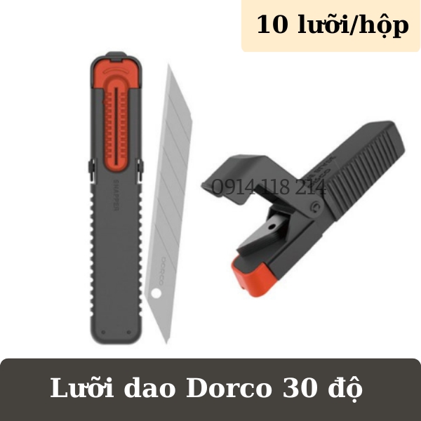 Lưỡi Dao Rọc Giấy Dorco 30 Độ