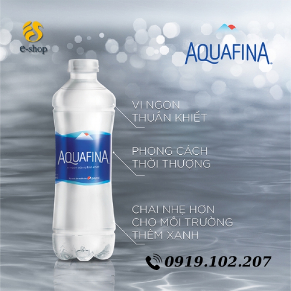 Thùng nước suối Aquafina
