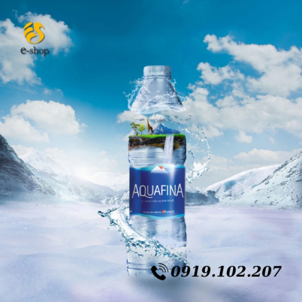 Thùng nước suối Aquafina