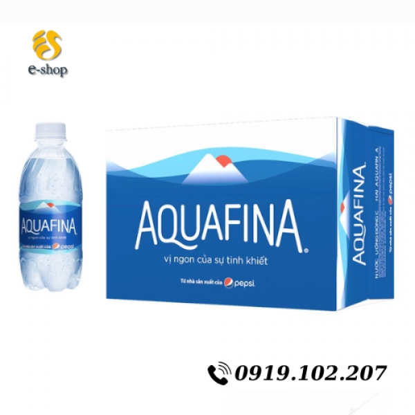Thùng nước suối Aquafina