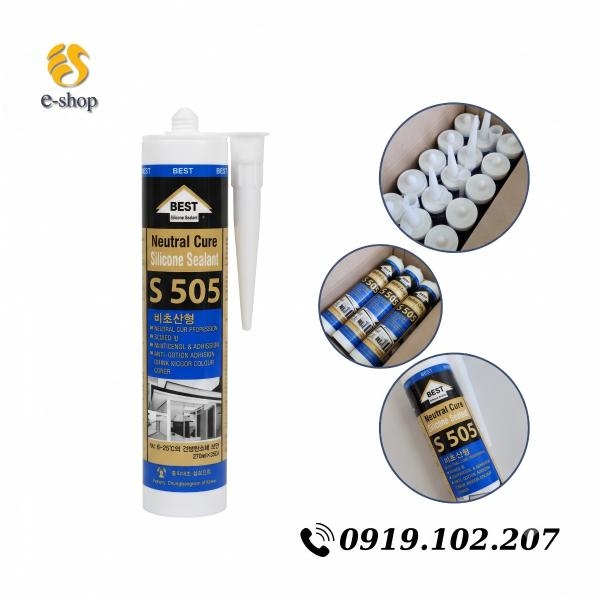 Keo Silicone Trung Tính Best S505 280Ml Chính Hãng